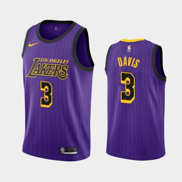 Los Angeles Lakers Anthony Davis Purple City Edition Jersey Los Angeles Lakers Anthony Davis Purple City Edition Jersey