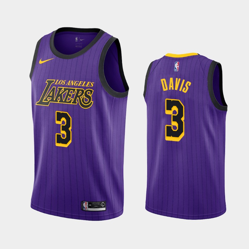 Los Angeles Lakers Anthony Davis Purple City Edition Jersey Los Angeles Lakers Anthony Davis Purple City Edition Jersey