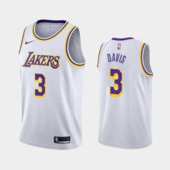 Los Angeles Lakers Anthony Davis White Association Jersey