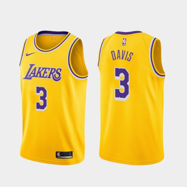Los Angeles Lakers Anthony Davis Yellow Icon Jersey Los Angeles Lakers Anthony Davis Yellow Icon Jersey