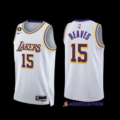 Los Angeles Lakers Austin Reaves 2022-23 White Association Edition Jersey