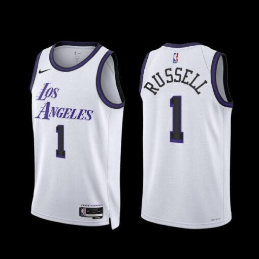 Los Angeles Lakers D’Angelo Russell 2022-23 City Edition Jersey White