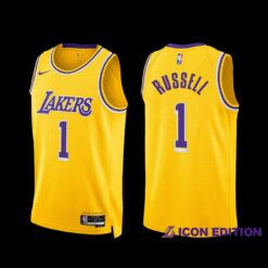 Los Angeles Lakers D’Angelo Russell 2022-23 Icon Edition Jersey Gold