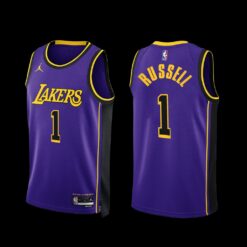Los Angeles Lakers D’Angelo Russell 2022-23 Statement Edition Jersey Purple