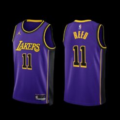 Los Angeles Lakers Davon Reed 2022-23 Statement Edition Jersey Purple
