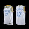 Los Angeles Lakers Dennis Schroder 2022-23 Icon Edition Jersey Gold