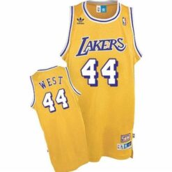 Los Angeles Lakers Jerry West Yellow Throwback Jersey