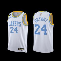 Los Angeles Lakers Kobe Bryant 2022-23 White Classic Edition Jersey