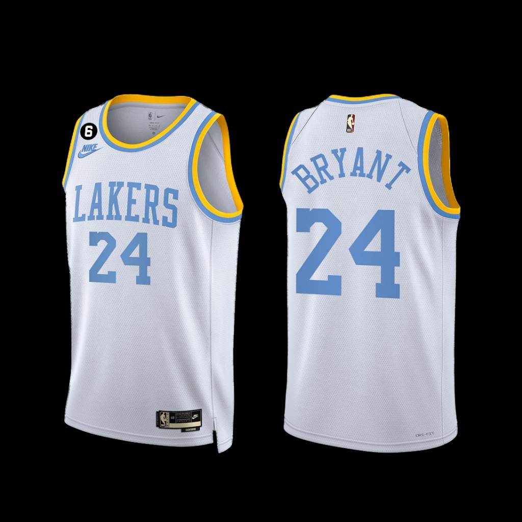 Los Angeles Lakers Kobe Bryant 2022-23 White Classic Edition Jersey Los Angeles Lakers Kobe Bryant 2022-23 White Classic Edition Jersey