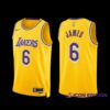 Los Angeles Lakers LeBron James 2022-23 White Classic Edition Jersey