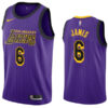 Los Angeles Lakers LeBron James Purple Statement Jersey