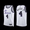 Los Angeles Lakers Lonnie Walker IV 2022-23 White Association Edition Jersey