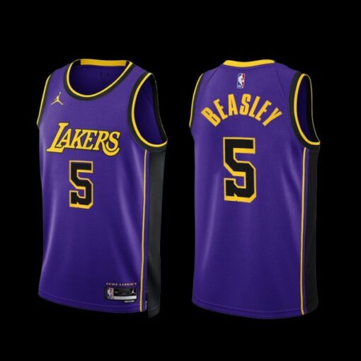 Los Angeles Lakers Malik Beasley 2022-23 Statement Edition Jersey Purple