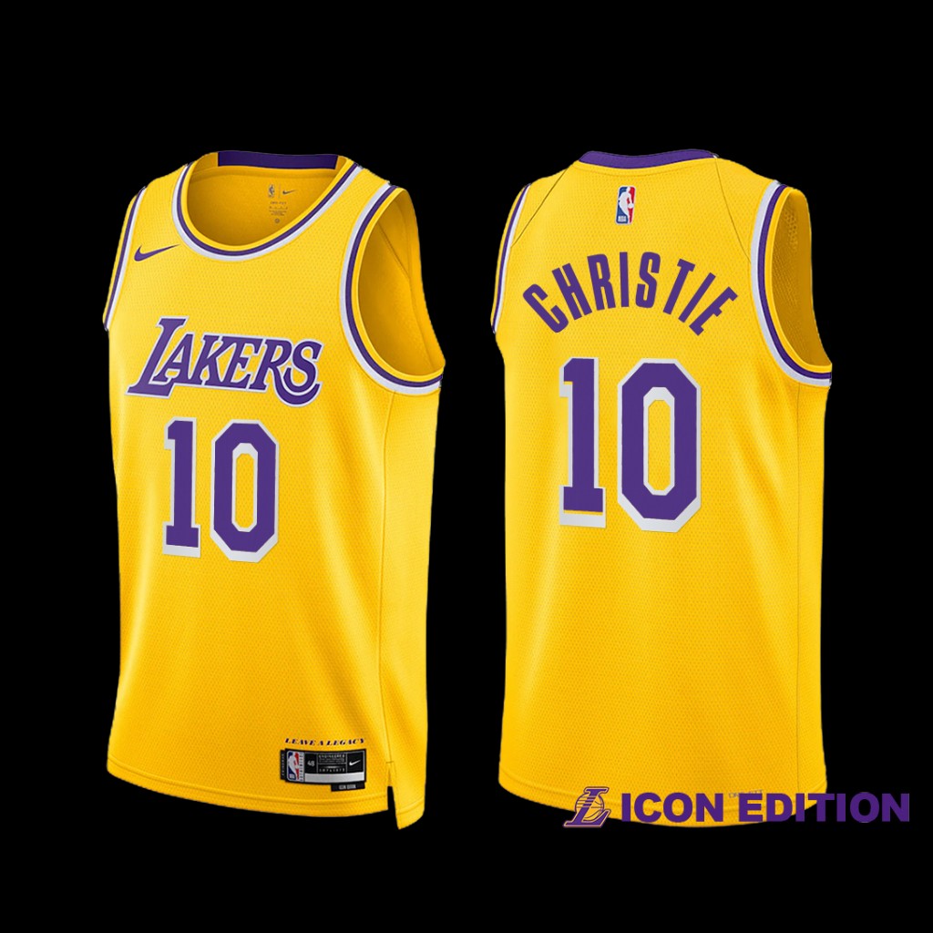 Los Angeles Lakers Max Christie 2022-23 Gold Icon Edition Jersey Los Angeles Lakers Max Christie 2022-23 Gold Icon Edition Jersey