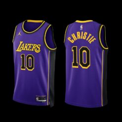 Los Angeles Lakers Max Christie 2022-23 Purple Statement Edition Jersey
