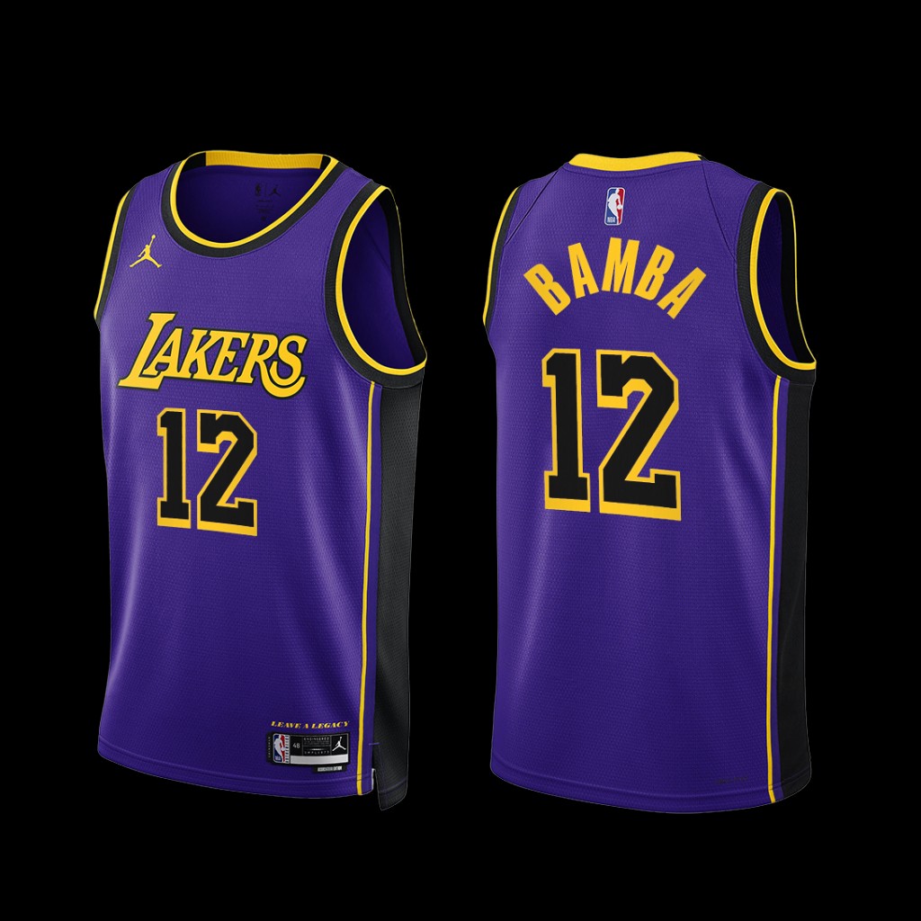 Los Angeles Lakers Mo Bamba 2022-23 Statement Edition Jersey Purple Los Angeles Lakers Mo Bamba 2022-23 Statement Edition Jersey Purple