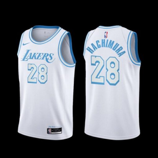 Los Angeles Lakers Rui Hachimura 2022-23 City Edition Jersey White