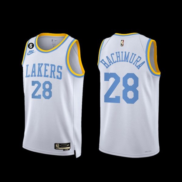 Los Angeles Lakers Rui Hachimura 2022-23 Classic Edition Jersey White Los Angeles Lakers Rui Hachimura 2022-23 Classic Edition Jersey White