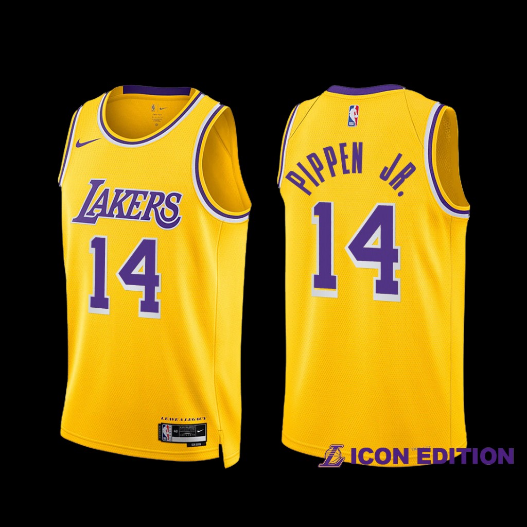 Los Angeles Lakers Scotty Pippen Jr. 2022-23 Gold Icon Edition Jersey Los Angeles Lakers Scotty Pippen Jr. 2022-23 Gold Icon Edition Jersey