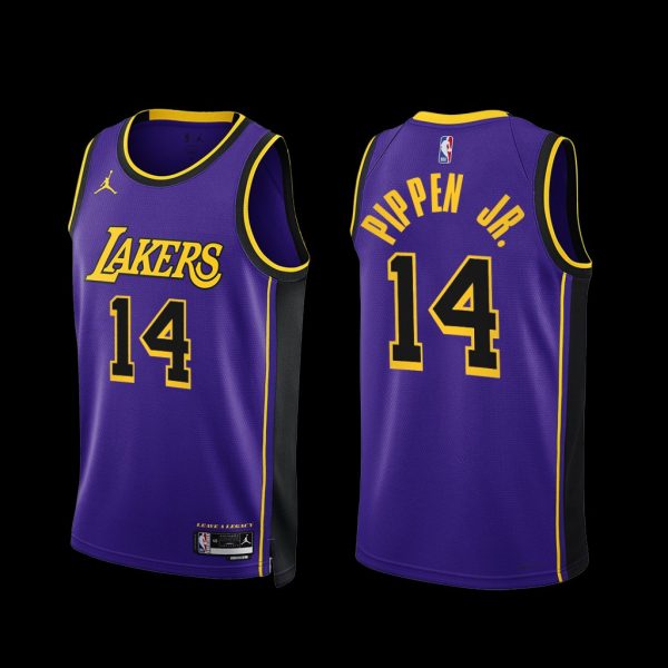 Los Angeles Lakers Scotty Pippen Jr. 2022-23 Purple Statement Edition Jersey Los Angeles Lakers Scotty Pippen Jr. 2022-23 Purple Statement Edition Jersey