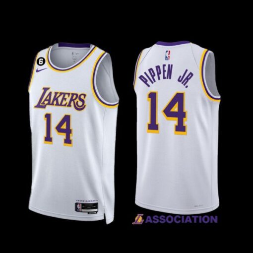 Los Angeles Lakers Scotty Pippen Jr. 2022-23 White Association Edition Jersey