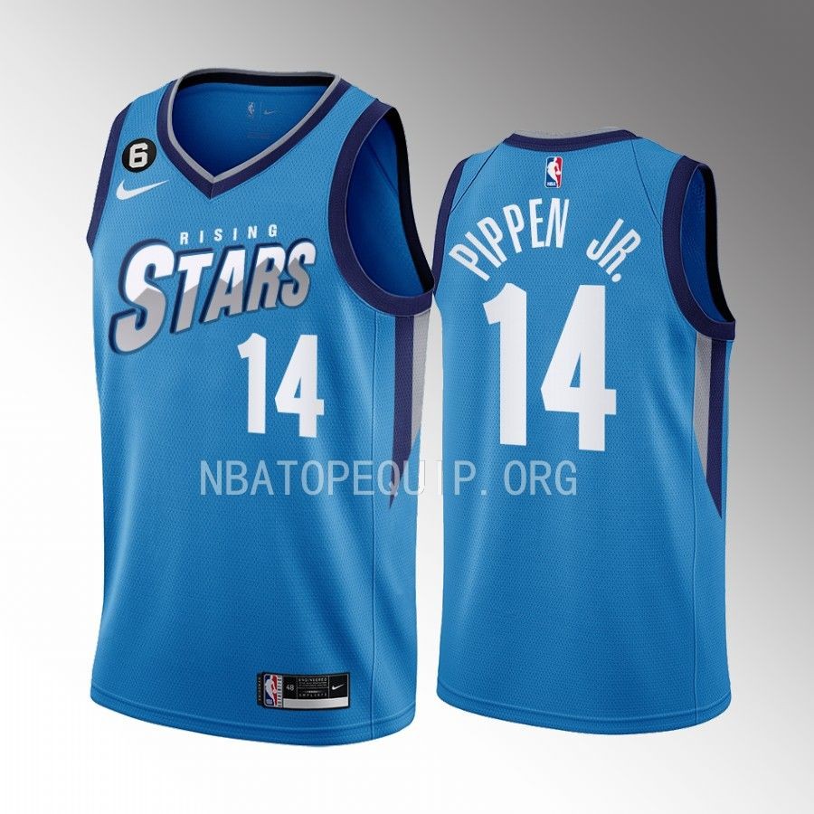 Los Angeles Lakers Scotty Pippen Jr. 2023 NBA Rising Stars Blue Jersey Los Angeles Lakers Scotty Pippen Jr. 2023 NBA Rising Stars Blue Jersey