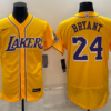 Los Angeles Lakers X Dodgers Kobe Bryant Purple Baseball Jersey