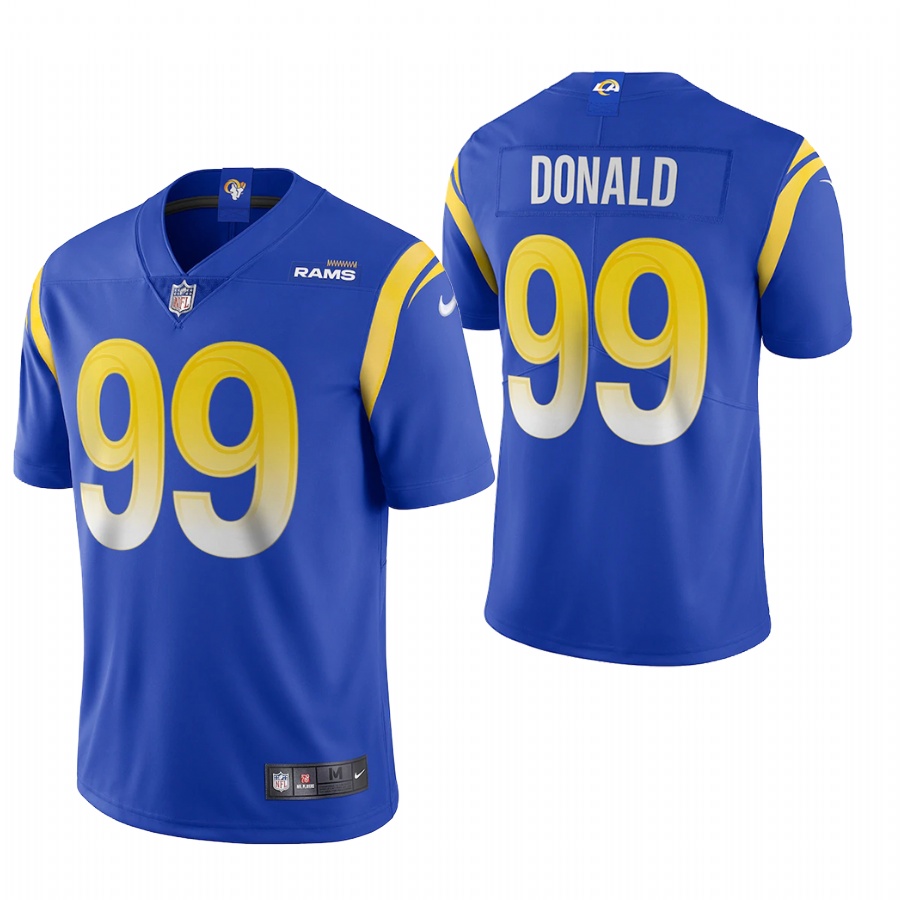 Los Angeles Rams Aaron Donald Royal Limited Jersey Los Angeles Rams Aaron Donald Royal Limited Jersey