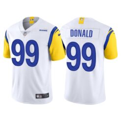 Los Angeles Rams Aaron Donald White Throwback Limited Jersey