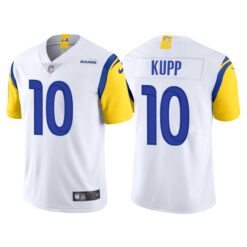Los Angeles Rams Cooper Kupp White Throwback Limited Jersey