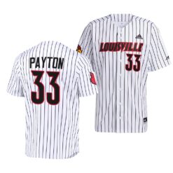 Louisville Cardinals Jack Payton College Baseball Jersey White