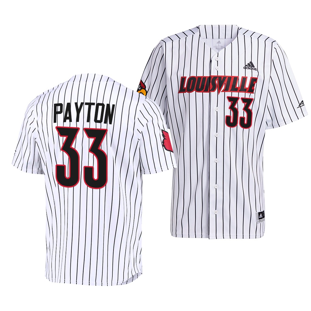 Louisville Cardinals Jack Payton College Baseball Jersey White Louisville Cardinals Jack Payton College Baseball Jersey White