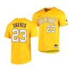 LSU Tigers Jordan Thompson Elite Gold Full-Button College Baseball Jersey