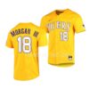 LSU Tigers Replica College Baseball White Full-Button Jersey