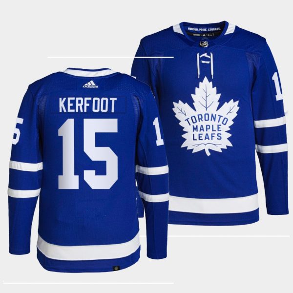 Maple Leafs Alexander Kerfoot Home Blue Jersey Maple Leafs Alexander Kerfoot Home Blue Jersey