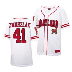 Maryland Terrapins Bobby Zmarzlak College Baseball Jersey White