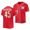 Maryland Terrapins Chris Alleyne College Baseball Jersey Red