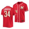Maryland Terrapins Tony Schreffler Jr. College Baseball Jersey Red