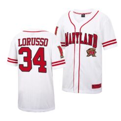 Maryland Terrapins Nick Lorusso College Baseball Jersey White