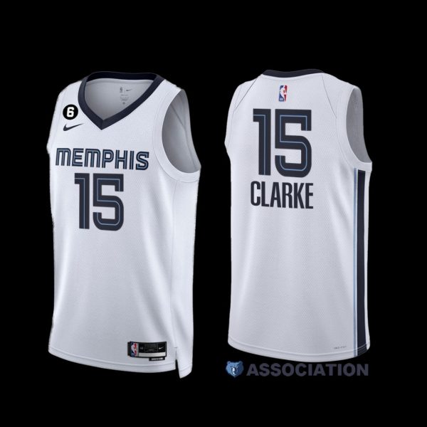 Memphis Grizzlies Brandon Clarke 2022-23 Association Edition Jersey White Memphis Grizzlies Brandon Clarke 2022-23 Association Edition Jersey White