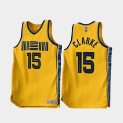 Memphis Grizzlies Brandon Clarke 2022-23 Earned Edition Jersey Gold