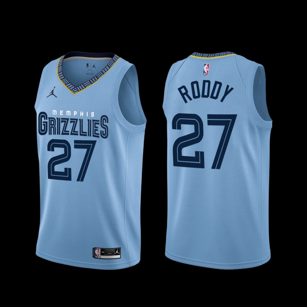Memphis Grizzlies David Roddy 2022-23 Blue City Edition Jersey Memphis Grizzlies David Roddy 2022-23 Blue City Edition Jersey