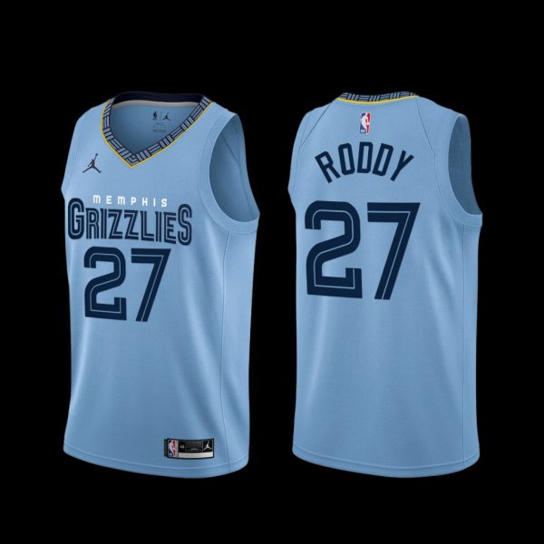 Memphis Grizzlies David Roddy 2022-23 Blue City Edition Jersey Memphis Grizzlies David Roddy 2022-23 Blue City Edition Jersey