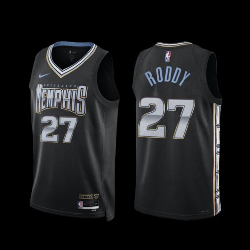 Memphis Grizzlies David Roddy 2022-23 City Edition Jersey Black
