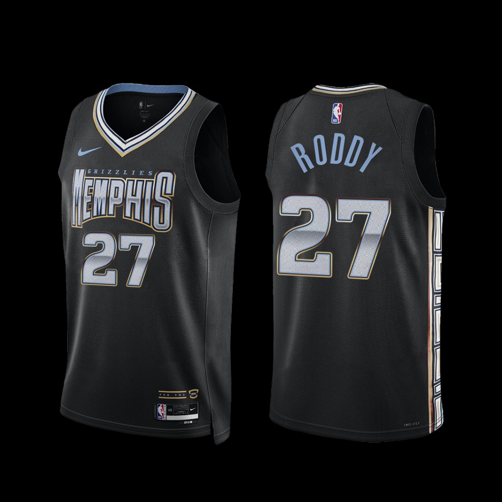 Memphis Grizzlies David Roddy 2022-23 City Edition Jersey Black Memphis Grizzlies David Roddy 2022-23 City Edition Jersey Black