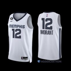 Memphis Grizzlies Ja Morant 2022-23 Association Edition Jersey White