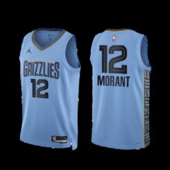 Memphis Grizzlies Ja Morant 2022-23 Blue Statement Edition Jersey