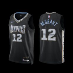 Memphis Grizzlies Ja Morant 2022-23 City Edition Jersey Black