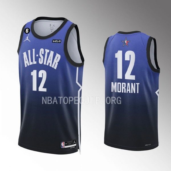 Memphis Grizzlies Ja Morant 2023 NBA All-Star Blue Jersey Memphis Grizzlies Ja Morant 2023 NBA All-Star Blue Jersey