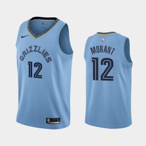 Memphis Grizzlies Ja Morant Blue Statement Jersey